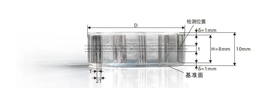 最大可檢測(cè)鋼厚度測(cè)試卡4 最大可檢測(cè)鋼厚度測(cè)試卡4